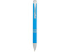 Moneta Druckkugelschreiber aus ABS-Kunststoff, processblau bedrucken, Art.-Nr. 10729905