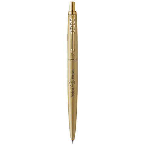 Parker Jotter einfarbiger XL Kugelschreiber (blaue Mine), gold bedrucken, Art.-Nr. 10772414 Parker Jotter einfarbiger XL Kugelschreiber (blaue Mine), gold bedrucken, Art.-Nr. 10772414