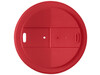 Americano® 350 ml Isolierbecher mit auslaufsicherem Schraubverschluss, weiss, rot bedrucken, Art.-Nr. 21069502
