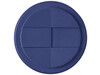 Americano® 350 ml Isolierbecher mit Schutzring & auslaufsicherem Schraubverschluss, weiss, blau bedrucken, Art.-Nr. 21069601