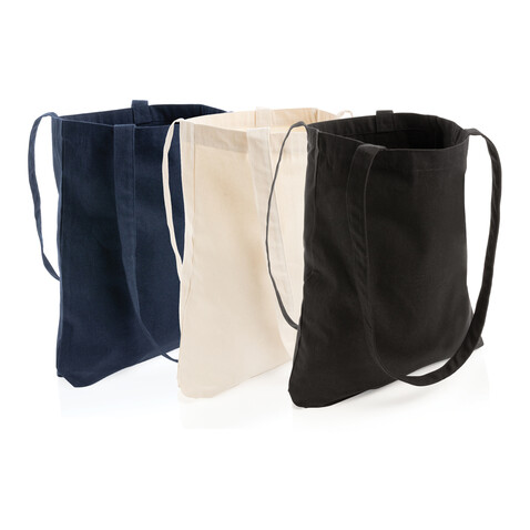 Impact Aware™ recycelte Baumwolltasche schwarz bedrucken, Art.-Nr. P762.541