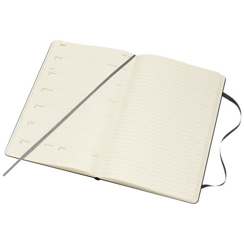 Moleskine Hardcover 12 Monate Wochenkalender L, schwarz bedrucken, Art.-Nr. 10775490 Moleskine Hardcover 12 Monate Wochenkalender L, schwarz bedrucken, Art.-Nr. 10775490