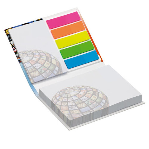 Combi Notiz- und Markierungs-Set mit Softcover, weiss bedrucken, Art.-Nr. 21239000 Combi Notiz- und Markierungs-Set mit Softcover, weiss bedrucken, Art.-Nr. 21239000