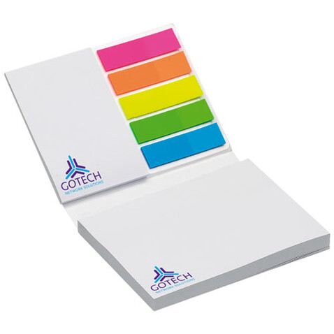 Combi Notiz-Set mit Hardcover, weiss bedrucken, Art.-Nr. 21240000