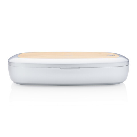 Rena UV-C Sterilisations-Box mit 5W Wireless Charger grau bedrucken, Art.-Nr. P301.132 Rena UV-C Sterilisations-Box mit 5W Wireless Charger grau bedrucken, Art.-Nr. P301.132