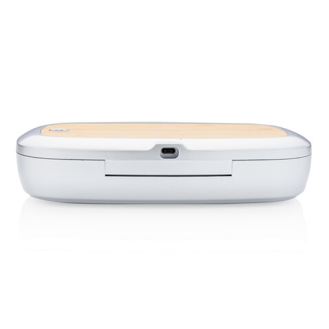 Rena UV-C Sterilisations-Box mit 5W Wireless Charger grau bedrucken, Art.-Nr. P301.132 Rena UV-C Sterilisations-Box mit 5W Wireless Charger grau bedrucken, Art.-Nr. P301.132