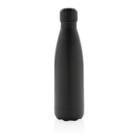 Einfarbige Vakuumisolierte Stainless Steel Flasche schwarz bedrucken, Art.-Nr. P436.461 Einfarbige Vakuumisolierte Stainless Steel Flasche schwarz bedrucken, Art.-Nr. P436.461