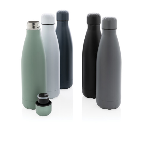 Einfarbige Vakuumisolierte Stainless Steel Flasche schwarz bedrucken, Art.-Nr. P436.461 Einfarbige Vakuumisolierte Stainless Steel Flasche schwarz bedrucken, Art.-Nr. P436.461