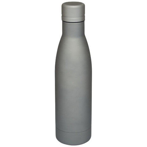 Vasa 500 ml Kupfer-Vakuum Isolierflasche, grau matt bedrucken, Art.-Nr. 10049482