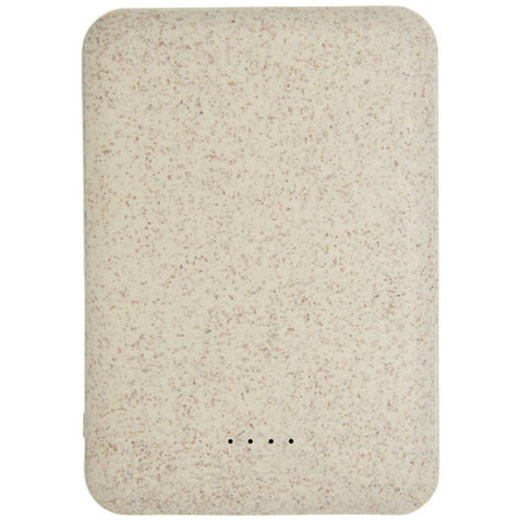 Asama 5000 mAh Powerbank aus Weizenstroh, beige bedrucken, Art.-Nr. 12413702 Asama 5000 mAh Powerbank aus Weizenstroh, beige bedrucken, Art.-Nr. 12413702