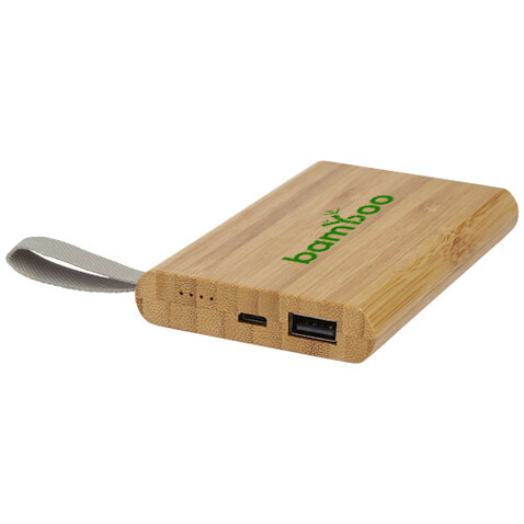 Tulda 5000 mAh Powerbank aus Bambus, natur bedrucken, Art.-Nr. 12414571 Tulda 5000 mAh Powerbank aus Bambus, natur bedrucken, Art.-Nr. 12414571