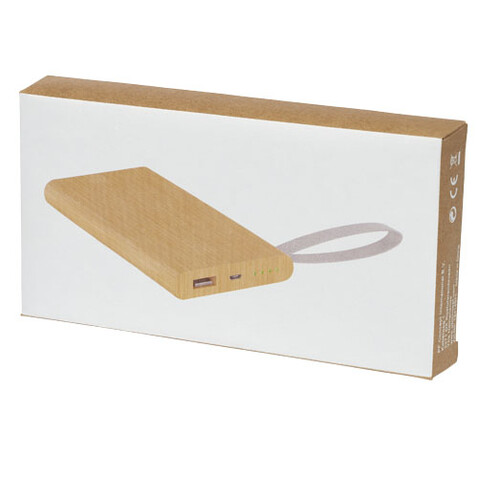Tulda 5000 mAh Powerbank aus Bambus, natur bedrucken, Art.-Nr. 12414571 Tulda 5000 mAh Powerbank aus Bambus, natur bedrucken, Art.-Nr. 12414571