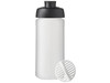 Baseline Plus 500 ml Shakerflasche, schwarz, klar mattiert bedrucken, Art.-Nr. 21070290