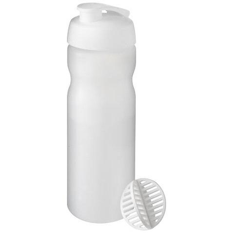 Baseline Plus 650 ml Shakerflasche, weiss, klar mattiert bedrucken, Art.-Nr. 21070301
