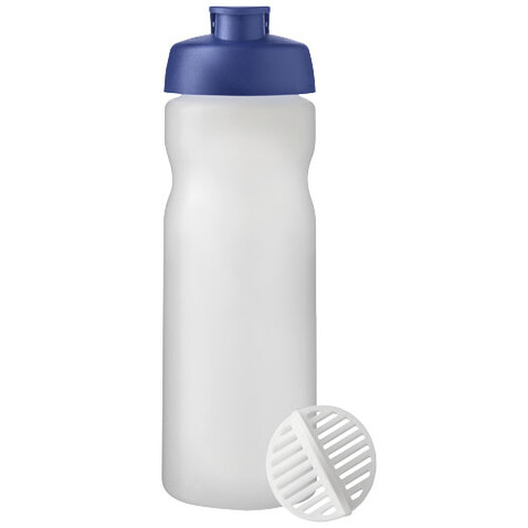 Baseline Plus 650 ml Shakerflasche, blau, klar mattiert bedrucken, Art.-Nr. 21070352