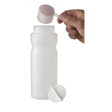 Baseline Plus 650 ml Shakerflasche, blau, klar mattiert bedrucken, Art.-Nr. 21070352