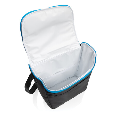 Explorer medium Outdoor Kühltasche schwarz, blau bedrucken, Art.-Nr. P422.361 Explorer medium Outdoor Kühltasche schwarz, blau bedrucken, Art.-Nr. P422.361