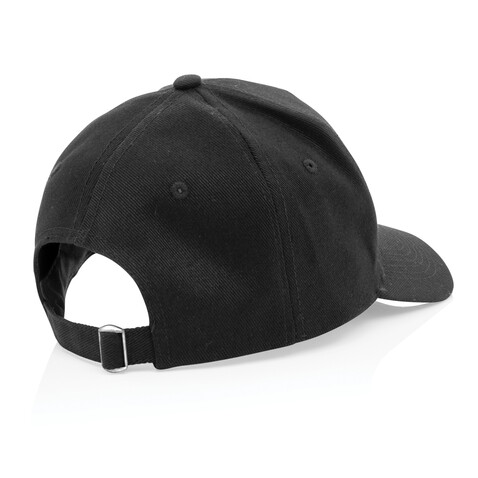 Impact 5 Panel Kappe aus 280gr rCotton mit AWARE™ Tracer schwarz bedrucken, Art.-Nr. P453.311 Impact 5 Panel Kappe aus 280gr rCotton mit AWARE™ Tracer schwarz bedrucken, Art.-Nr. P453.311