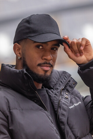Impact 5 Panel Kappe aus 280gr rCotton mit AWARE™ Tracer schwarz bedrucken, Art.-Nr. P453.311 Impact 5 Panel Kappe aus 280gr rCotton mit AWARE™ Tracer schwarz bedrucken, Art.-Nr. P453.311