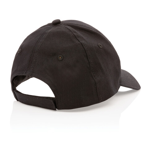 Impact 6 Panel Kappe aus 190gr rCotton mit AWARE™ Tracer schwarz bedrucken, Art.-Nr. P453.321 Impact 6 Panel Kappe aus 190gr rCotton mit AWARE™ Tracer schwarz bedrucken, Art.-Nr. P453.321