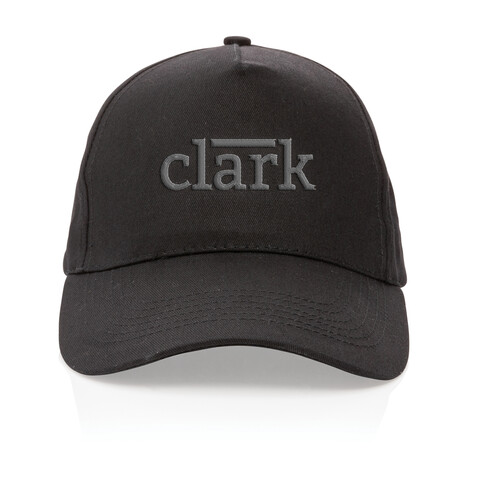 Impact 5 Panel Kappe aus 190gr rCotton mit AWARE™ Tracer schwarz bedrucken, Art.-Nr. P453.331 Impact 5 Panel Kappe aus 190gr rCotton mit AWARE™ Tracer schwarz bedrucken, Art.-Nr. P453.331