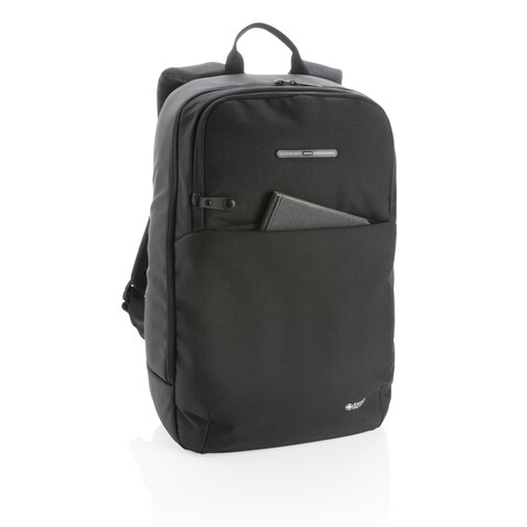 Swiss Peak Rucksack mit UV-Sterilisations-Tasche schwarz bedrucken, Art.-Nr. P762.551 Swiss Peak Rucksack mit UV-Sterilisations-Tasche schwarz bedrucken, Art.-Nr. P762.551