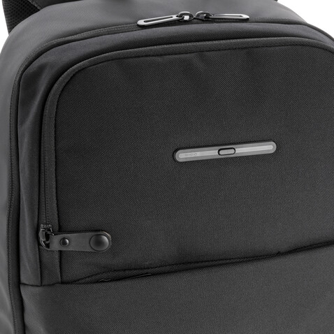Swiss Peak Rucksack mit UV-Sterilisations-Tasche schwarz bedrucken, Art.-Nr. P762.551 Swiss Peak Rucksack mit UV-Sterilisations-Tasche schwarz bedrucken, Art.-Nr. P762.551