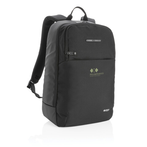 Swiss Peak Rucksack mit UV-Sterilisations-Tasche schwarz bedrucken, Art.-Nr. P762.551 Swiss Peak Rucksack mit UV-Sterilisations-Tasche schwarz bedrucken, Art.-Nr. P762.551