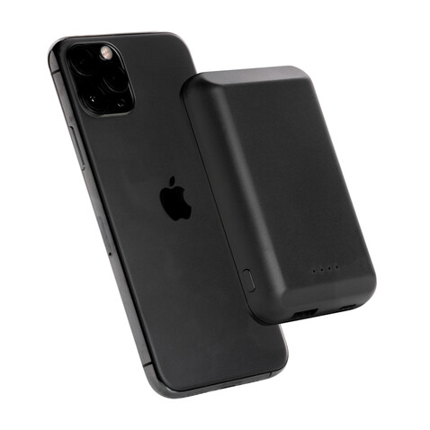 Magnetische 5.000 mAh Wireless Powerbank schwarz bedrucken, Art.-Nr. P322.281 Magnetische 5.000 mAh Wireless Powerbank schwarz bedrucken, Art.-Nr. P322.281