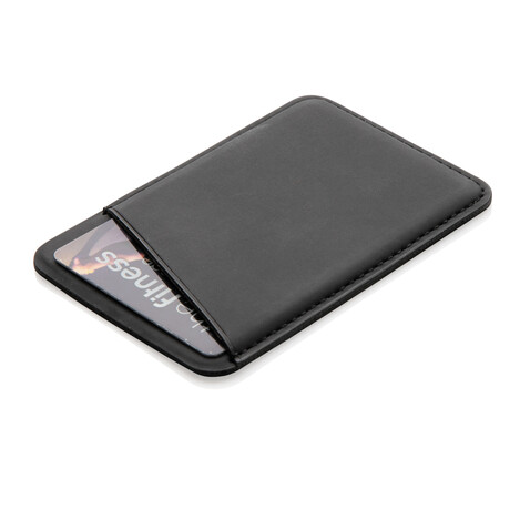 Magnetischer Phone-Kartenhalter schwarz bedrucken, Art.-Nr. P820.751 Magnetischer Phone-Kartenhalter schwarz bedrucken, Art.-Nr. P820.751