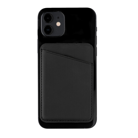 Magnetischer Phone-Kartenhalter schwarz bedrucken, Art.-Nr. P820.751 Magnetischer Phone-Kartenhalter schwarz bedrucken, Art.-Nr. P820.751
