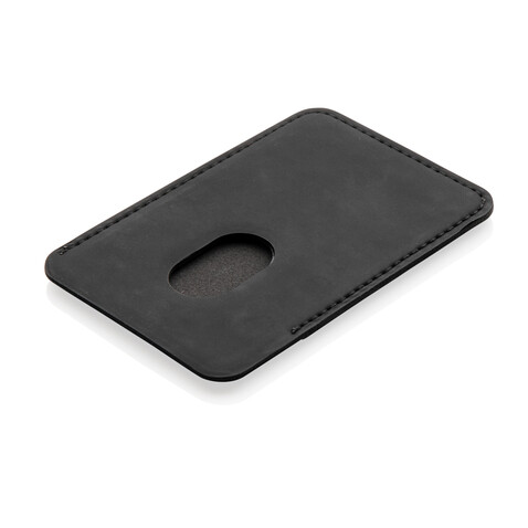 Magnetischer Phone-Kartenhalter schwarz bedrucken, Art.-Nr. P820.751 Magnetischer Phone-Kartenhalter schwarz bedrucken, Art.-Nr. P820.751