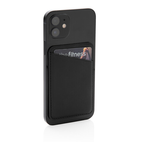 Magnetischer Phone-Kartenhalter schwarz bedrucken, Art.-Nr. P820.751 Magnetischer Phone-Kartenhalter schwarz bedrucken, Art.-Nr. P820.751