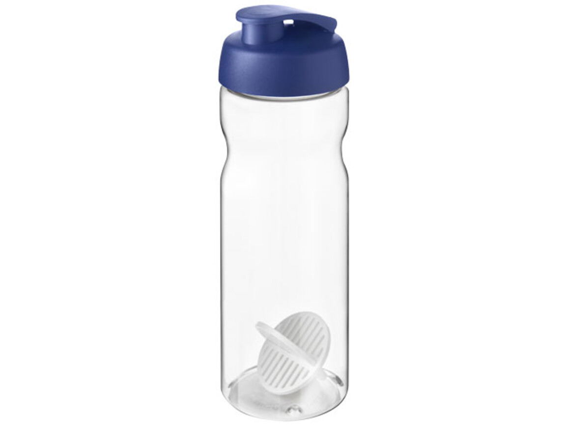H2O Active® Base 650 ml Shakerflasche, blau, transparent bedrucken, Art.-Nr. 21070652