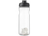 H2O Active® Base 650 ml Shakerflasche, schwarz, transparent bedrucken, Art.-Nr. 21070690