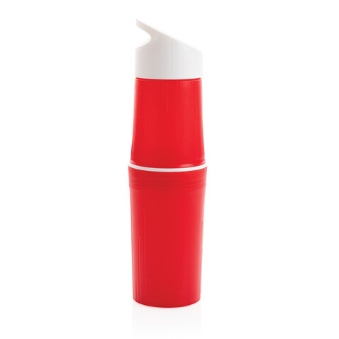 BE O Bottle, Wasserflasche Made In EU rot bedrucken, Art.-Nr. P433.124 BE O Bottle, Wasserflasche Made In EU rot bedrucken, Art.-Nr. P433.124