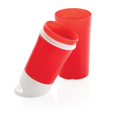 BE O Bottle, Wasserflasche Made In EU rot bedrucken, Art.-Nr. P433.124 BE O Bottle, Wasserflasche Made In EU rot bedrucken, Art.-Nr. P433.124