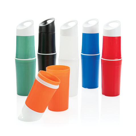 BE O Bottle, Wasserflasche Made In EU rot bedrucken, Art.-Nr. P433.124 BE O Bottle, Wasserflasche Made In EU rot bedrucken, Art.-Nr. P433.124