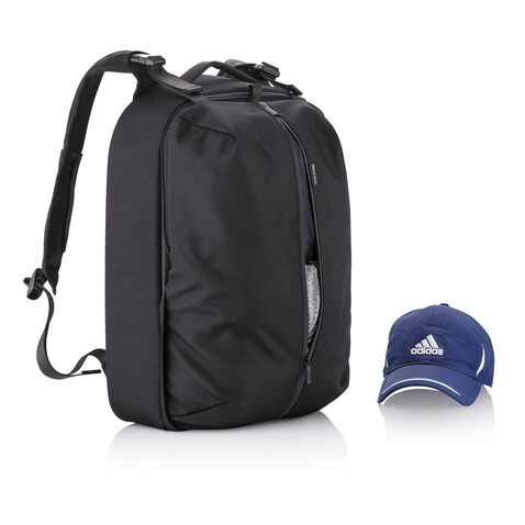 Flex Gym Bag schwarz, navy blau bedrucken, Art.-Nr. P705.801 Flex Gym Bag schwarz, navy blau bedrucken, Art.-Nr. P705.801