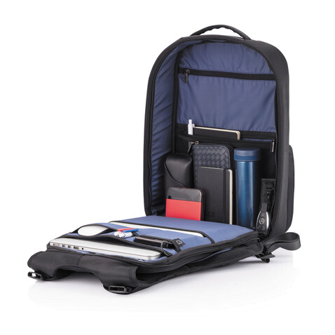 Flex Gym Bag schwarz, navy blau bedrucken, Art.-Nr. P705.801 Flex Gym Bag schwarz, navy blau bedrucken, Art.-Nr. P705.801