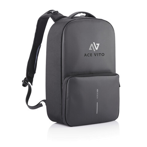 Flex Gym Bag schwarz, navy blau bedrucken, Art.-Nr. P705.801 Flex Gym Bag schwarz, navy blau bedrucken, Art.-Nr. P705.801