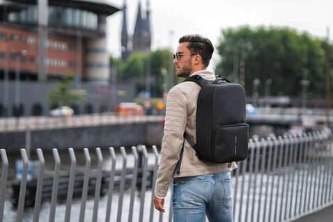 Flex Gym Bag schwarz, navy blau bedrucken, Art.-Nr. P705.801 Flex Gym Bag schwarz, navy blau bedrucken, Art.-Nr. P705.801