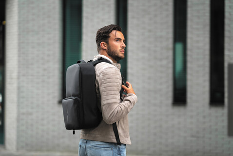 Flex Gym Bag schwarz, navy blau bedrucken, Art.-Nr. P705.801 Flex Gym Bag schwarz, navy blau bedrucken, Art.-Nr. P705.801