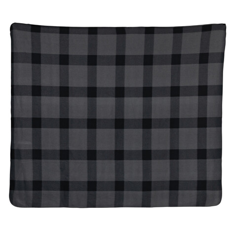 Weiche karierte Fleece-Decke anthrazit bedrucken, Art.-Nr. P459.052 Weiche karierte Fleece-Decke anthrazit bedrucken, Art.-Nr. P459.052