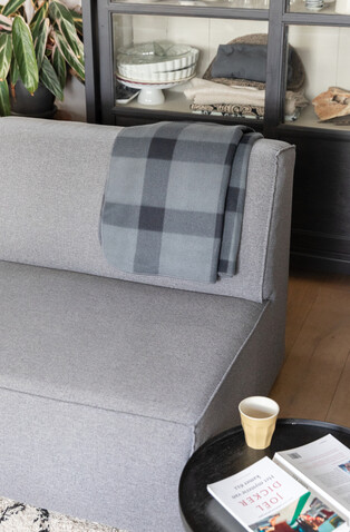 Weiche karierte Fleece-Decke anthrazit bedrucken, Art.-Nr. P459.052 Weiche karierte Fleece-Decke anthrazit bedrucken, Art.-Nr. P459.052