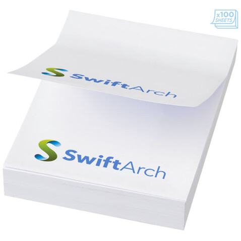 Sticky-Mate® Haftnotizen 50 x 75 mm, weiss bedrucken, Art.-Nr. 21092001 Sticky-Mate® Haftnotizen 50 x 75 mm, weiss bedrucken, Art.-Nr. 21092001