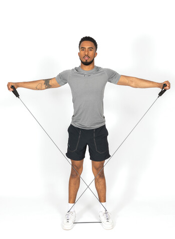 Fitness Resistance-Tube im Etui anthrazit, schwarz bedrucken, Art.-Nr. P320.062 Fitness Resistance-Tube im Etui anthrazit, schwarz bedrucken, Art.-Nr. P320.062