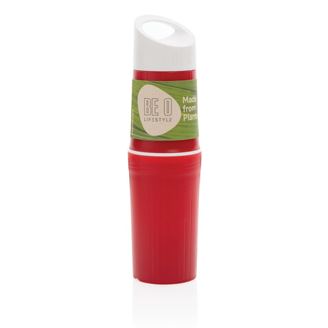 BE O Bottle, Wasserflasche Made In EU rot bedrucken, Art.-Nr. P433.124 BE O Bottle, Wasserflasche Made In EU rot bedrucken, Art.-Nr. P433.124