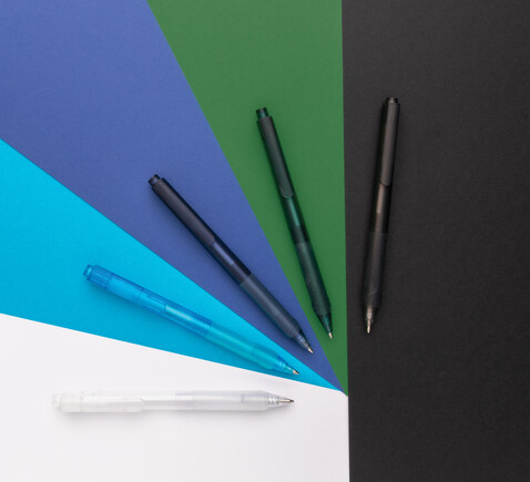 X9 Stift gefrostet mit Silikongriff schwarz bedrucken, Art.-Nr. P610.791 X9 Stift gefrostet mit Silikongriff schwarz bedrucken, Art.-Nr. P610.791