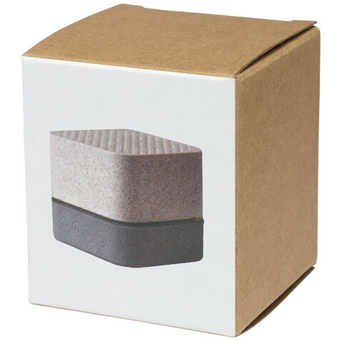 Aira Bluetooth®-Lautsprecher aus Weizenstroh, beige bedrucken, Art.-Nr. 12413902 Aira Bluetooth®-Lautsprecher aus Weizenstroh, beige bedrucken, Art.-Nr. 12413902